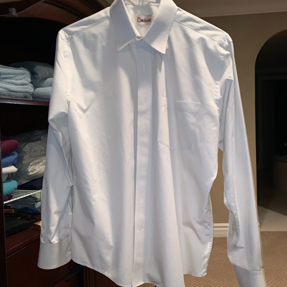 Designer Men’s Tan Dress Shirt